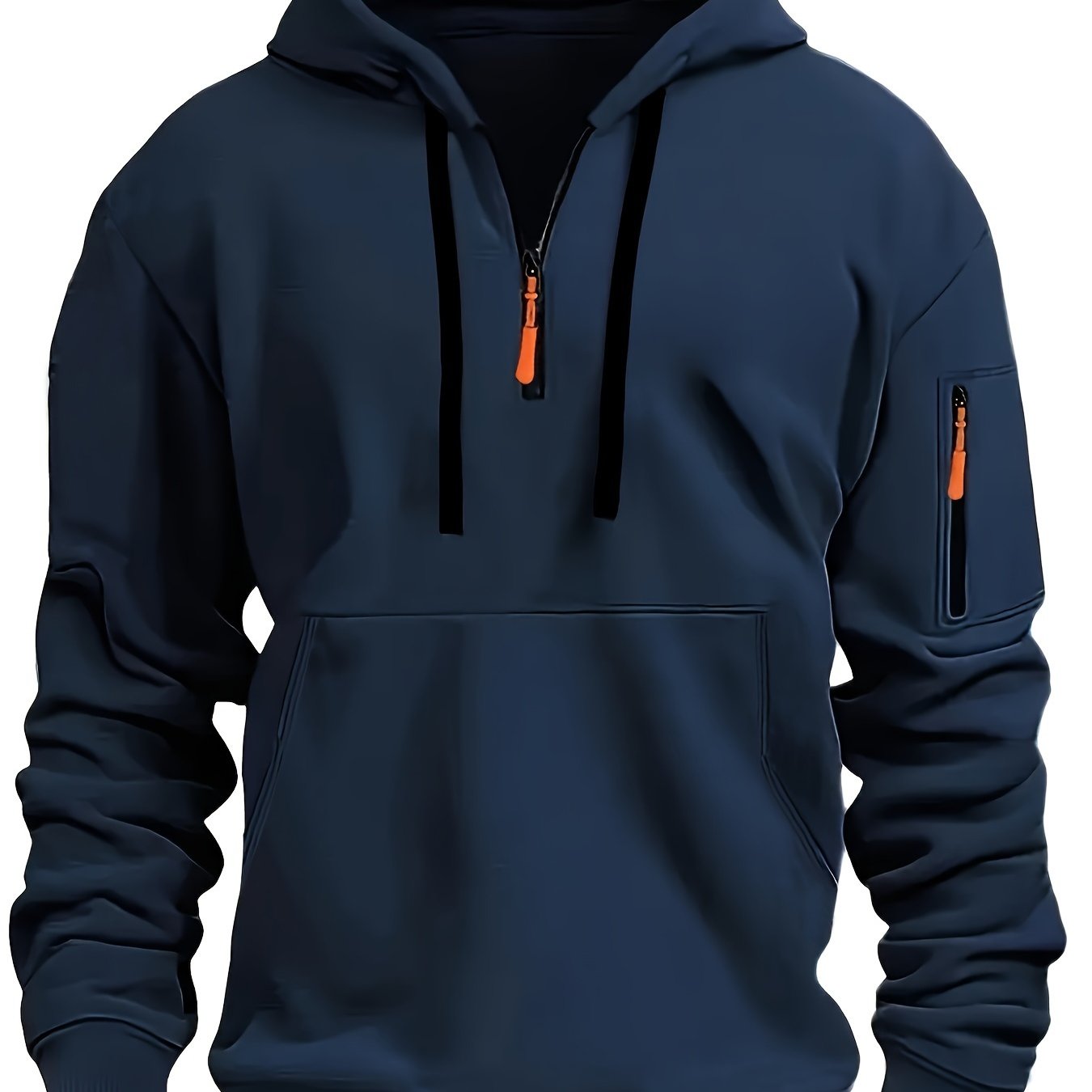 Men’s Zip-Up Hoodie for Autumn & Winter