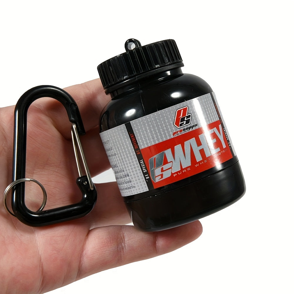 Portable Protein Powder Keychain Bottle (2pcs)