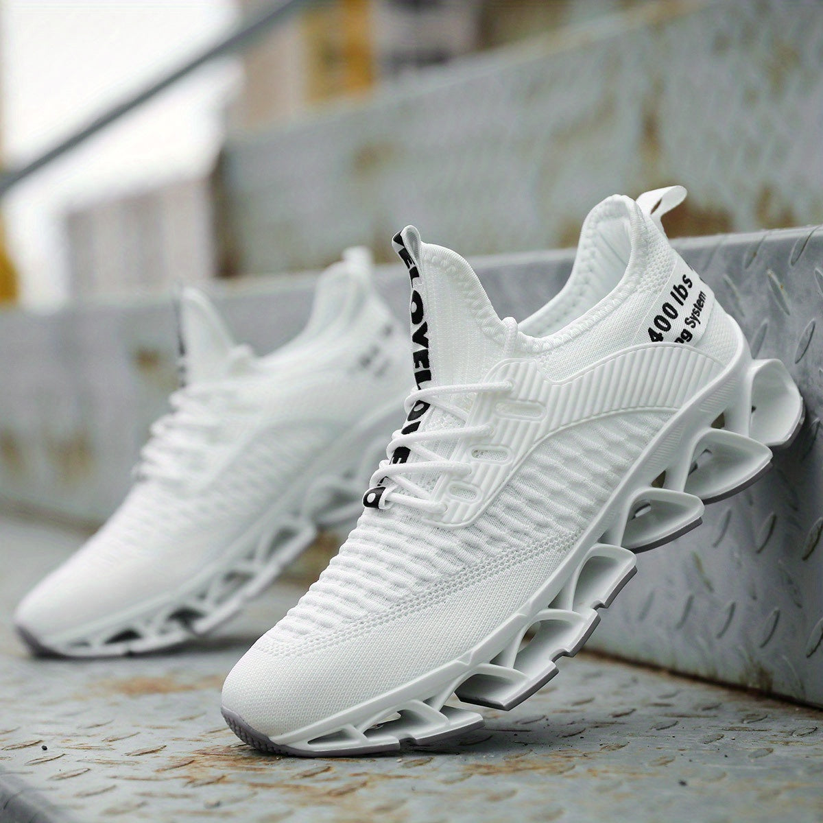 Casual Geometric Fabric Sneakers