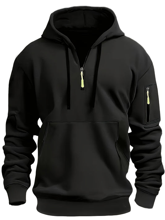 Men’s Zip-Up Hoodie for Autumn & Winter