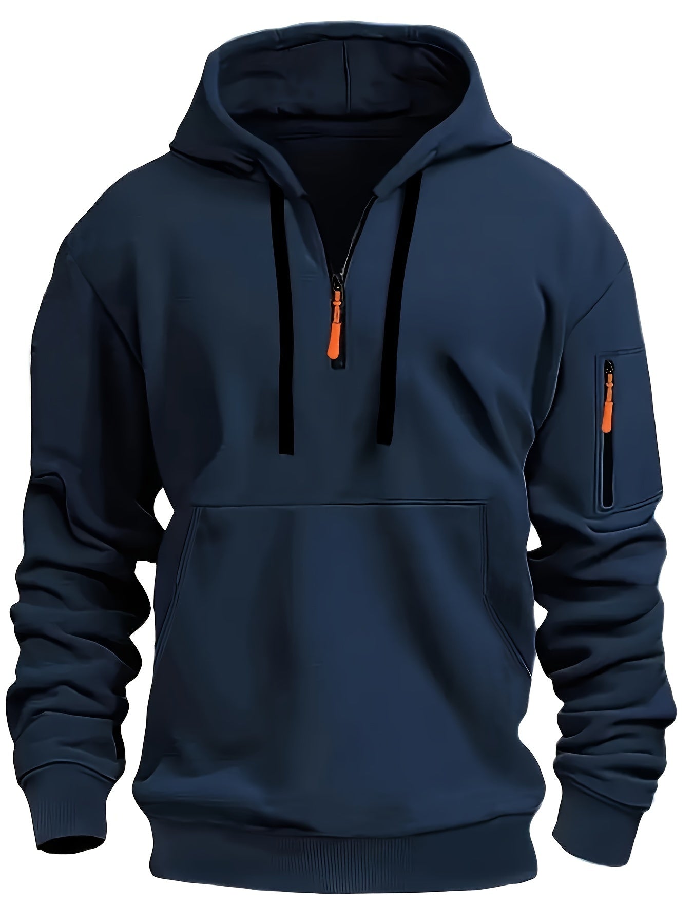 Men’s Zip-Up Hoodie for Autumn & Winter