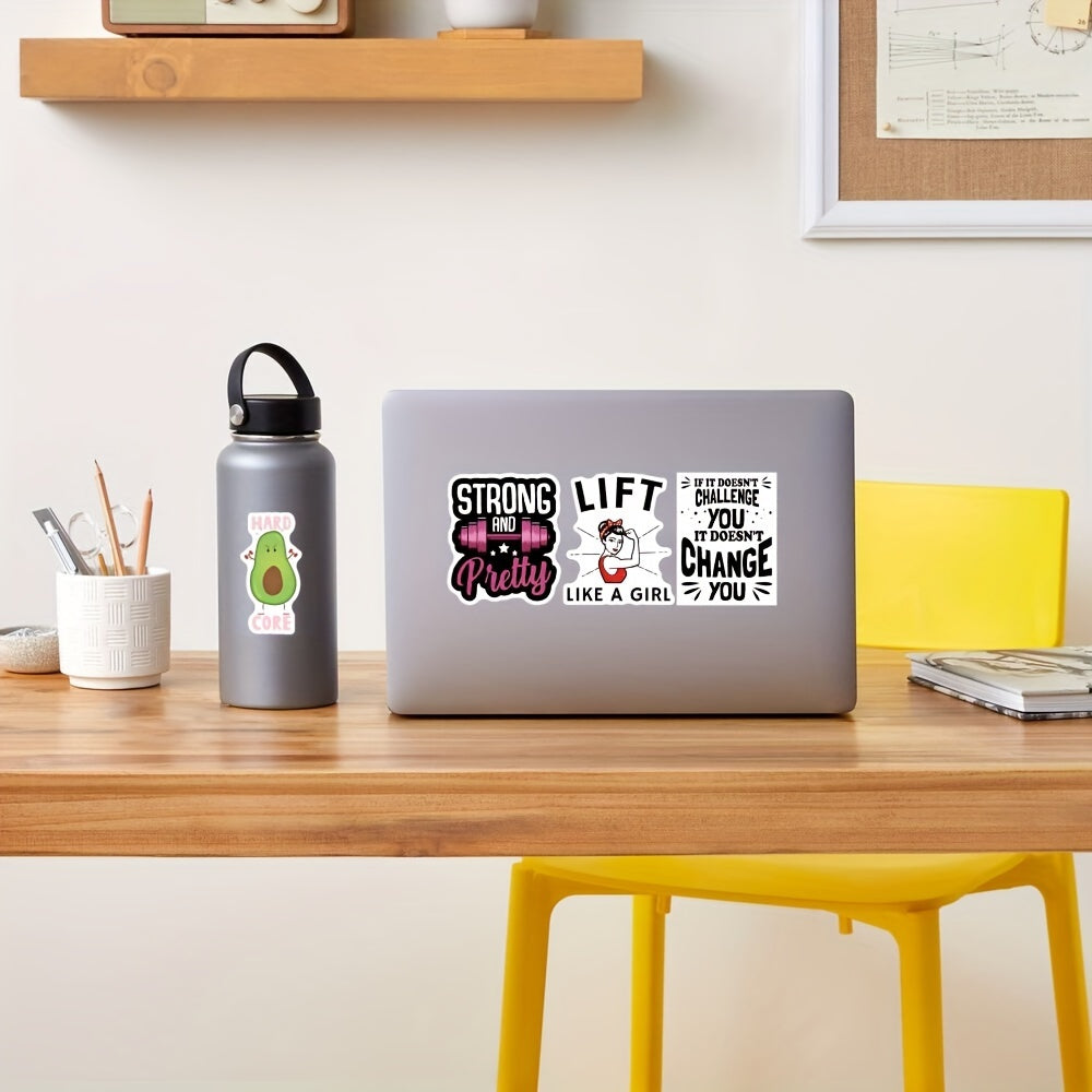 Fitness Sticker Set (50 pcs)