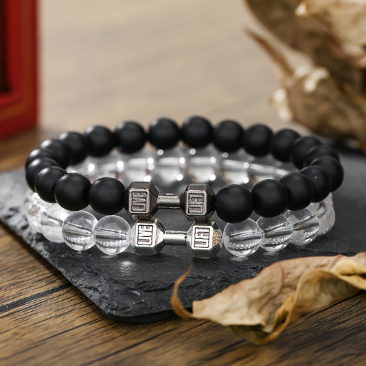 Dumbbell Beaded Bracelets