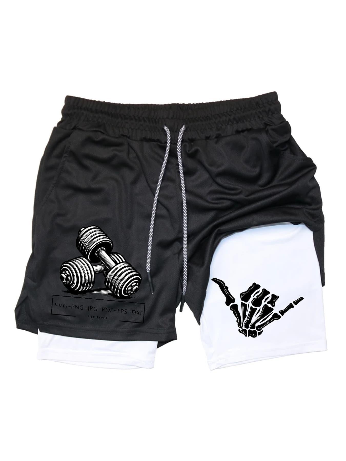 Double Layer Athletic Shorts