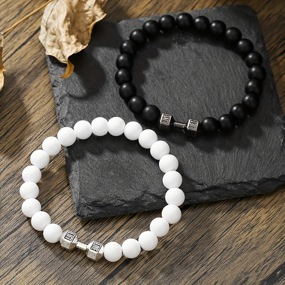 Dumbbell Beaded Bracelets