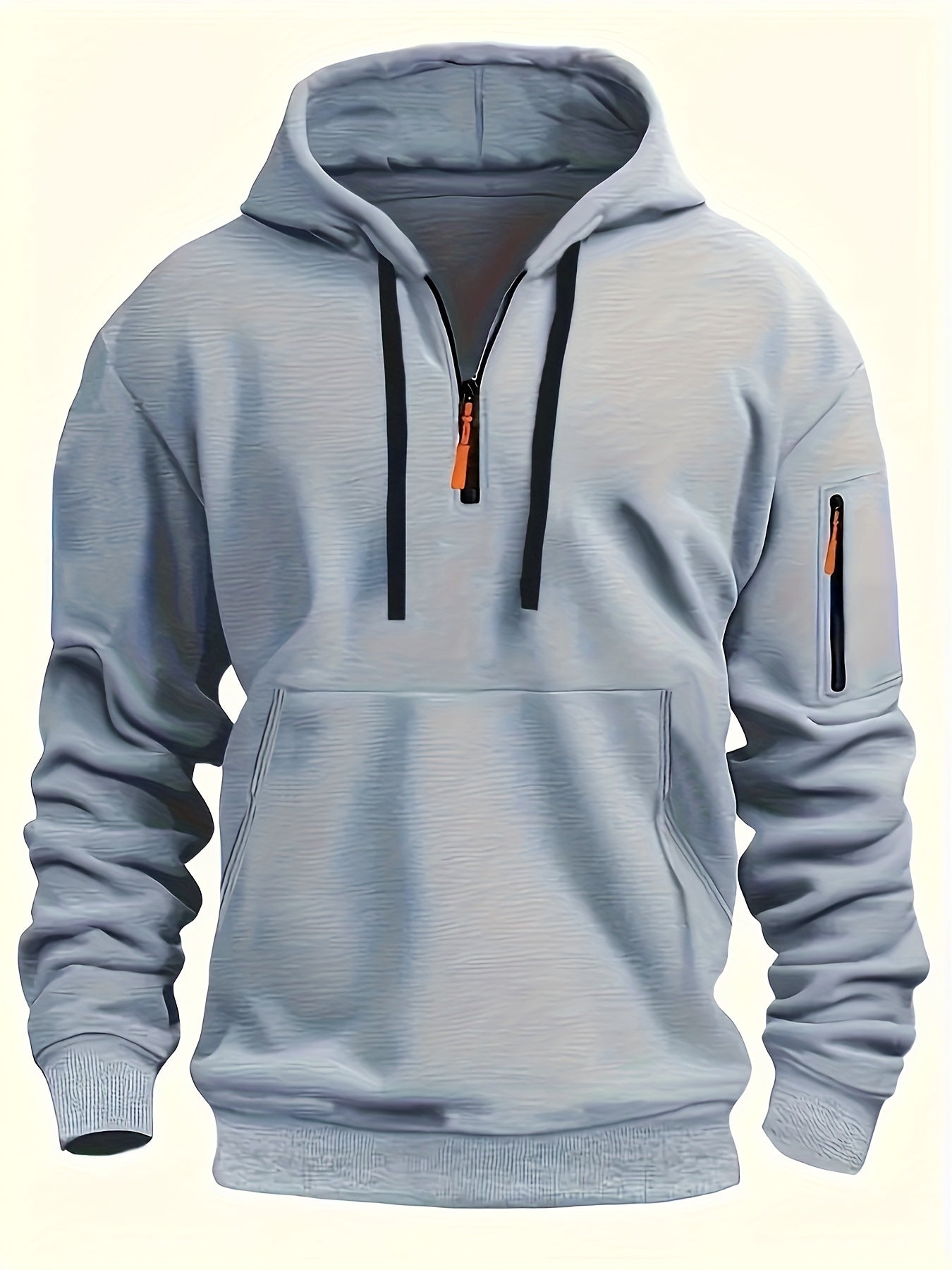 Men’s Zip-Up Hoodie for Autumn & Winter