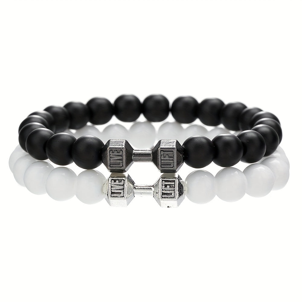 Dumbbell Beaded Bracelets