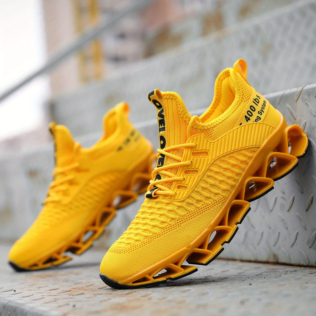 Casual Geometric Fabric Sneakers