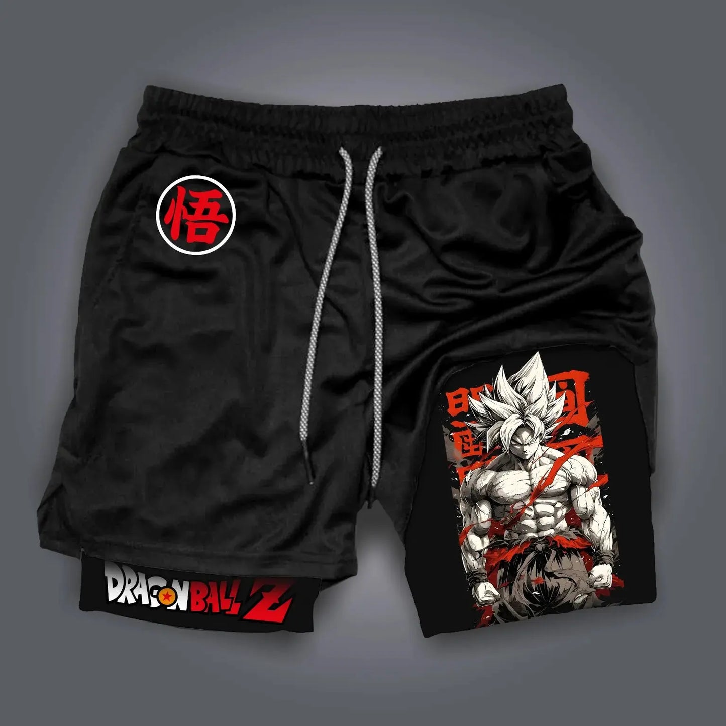 Dragon Ball Double Layer Sports Shorts