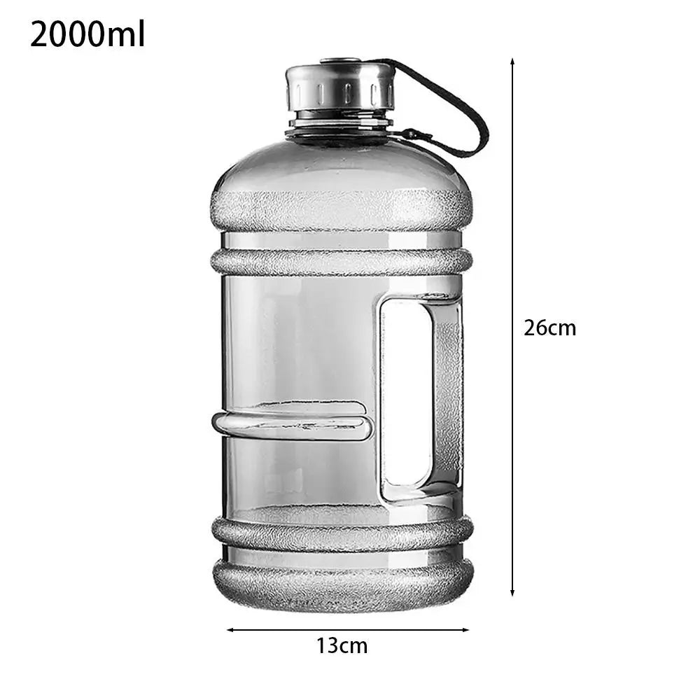 2L Gym Water Bottle with Handle