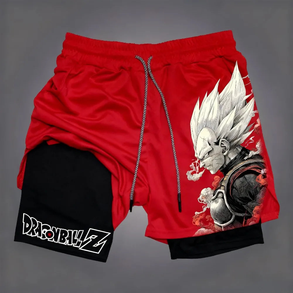 Double Layer Sports Dragon Ball Shorts