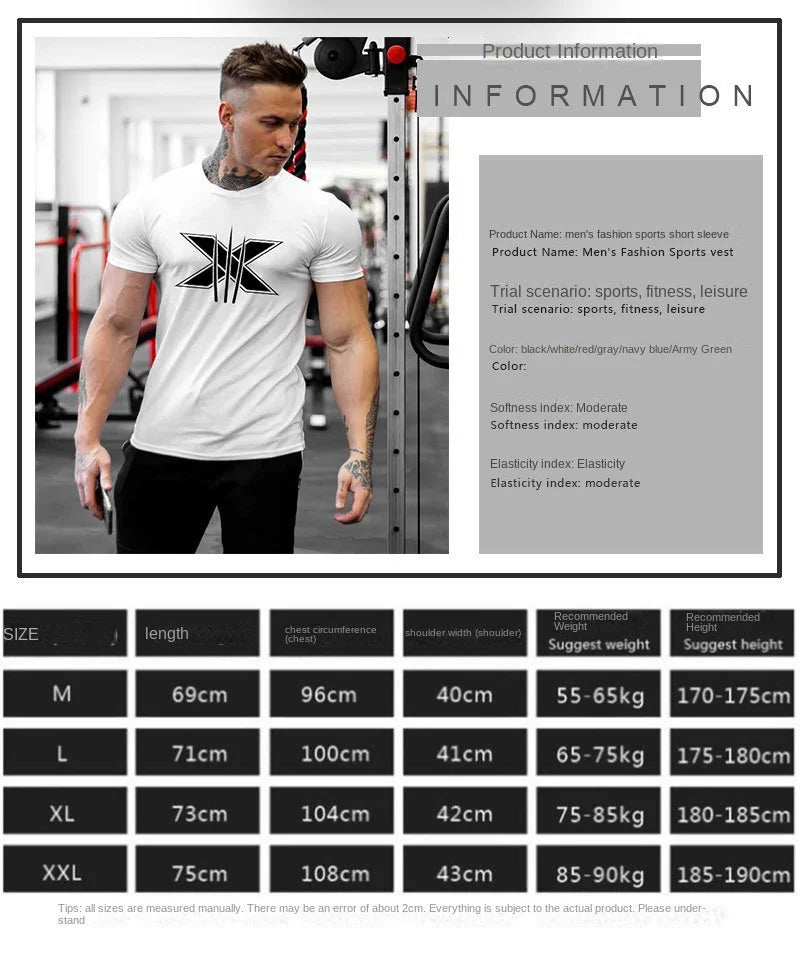 Men’s Slim-Fit Sports Training T-Shirt