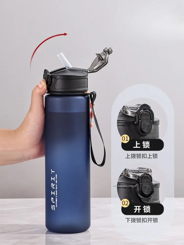 750ml Sports Water Bottle with Straw