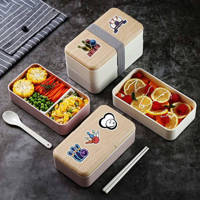 Bowling Graffiti Waterproof Stickers 50/100PCS