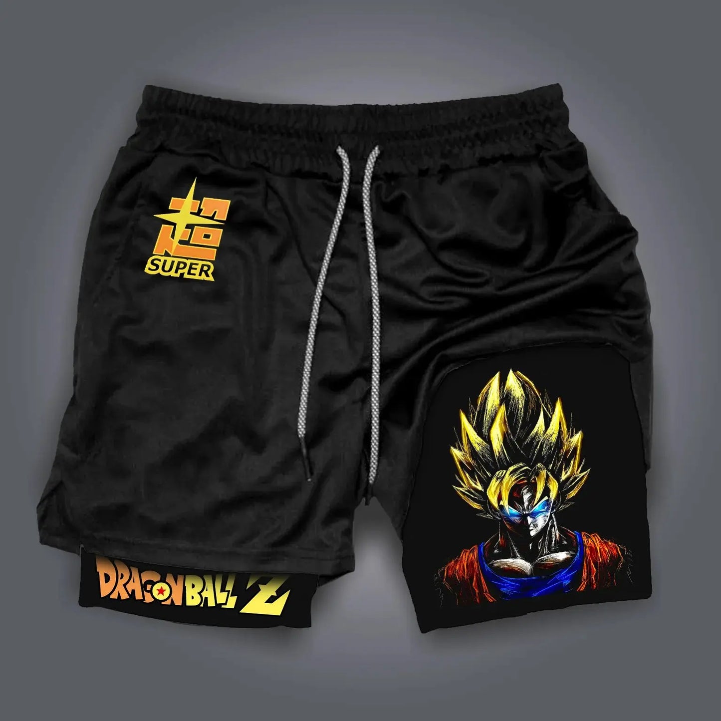 Dragon Ball Double Layer Sports Shorts