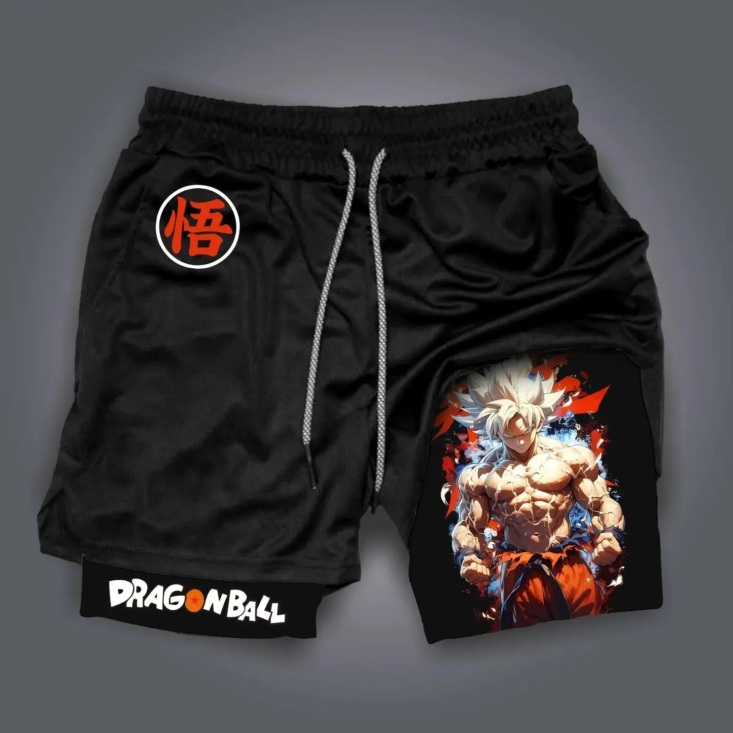 Dragon Ball Double Layer Sports Shorts