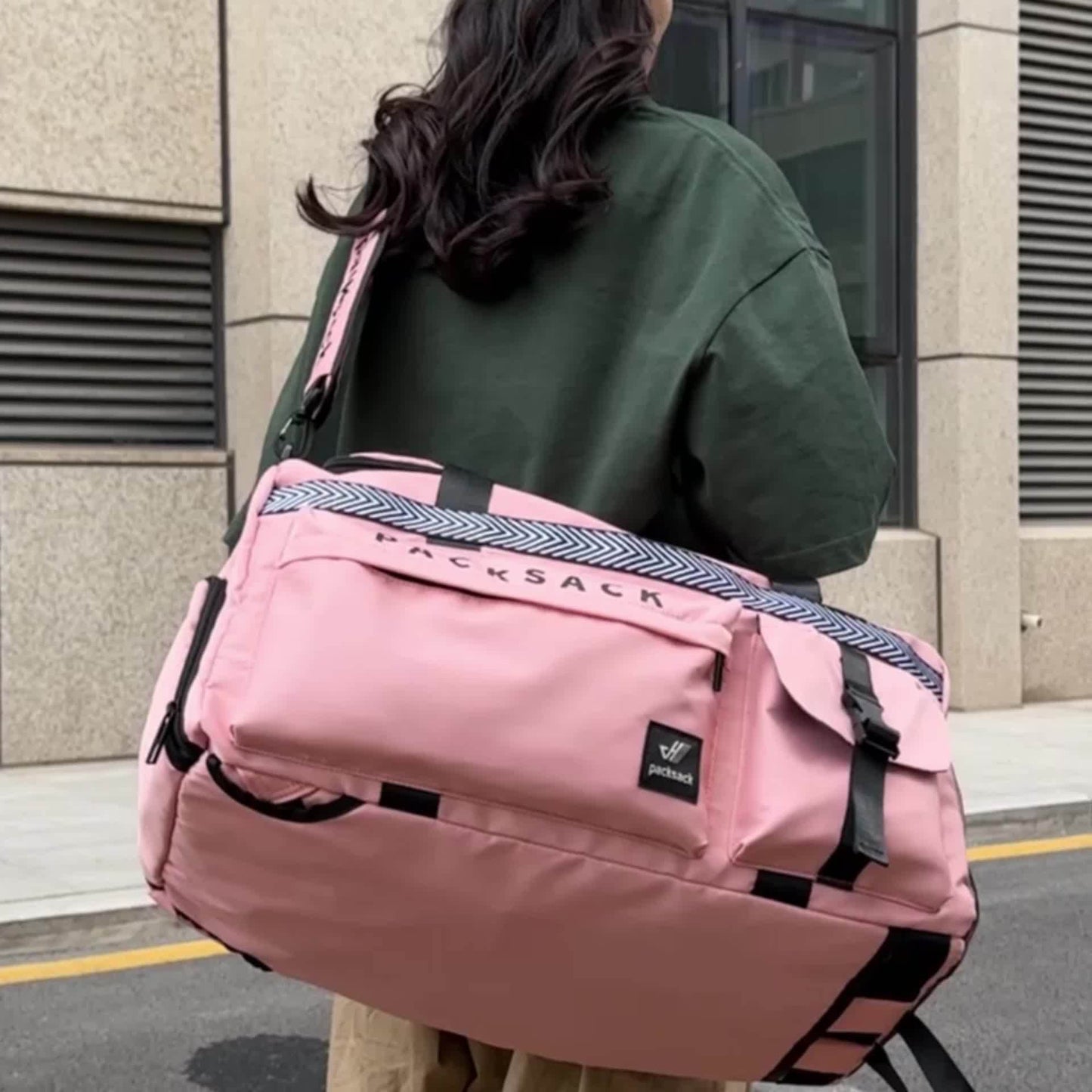 Sports Duffel Bag with Wet/Dry Compartment