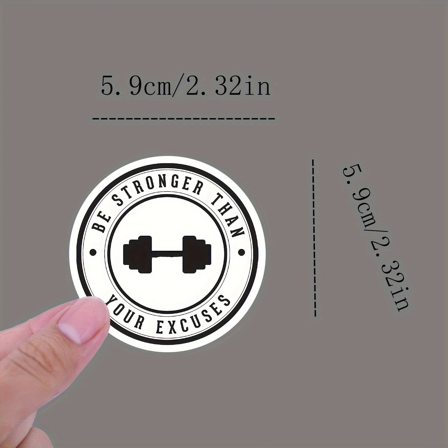 Fitness Sticker Set (50 pcs)