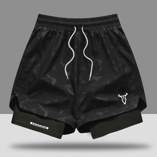 Double Comfortable Layer Sports Short