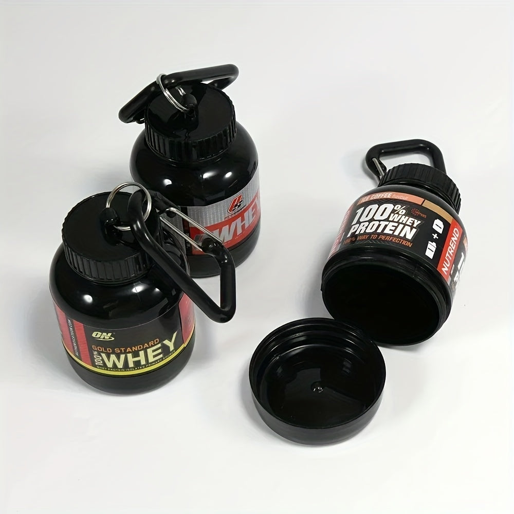 Portable Protein Powder Keychain Bottle (2pcs)