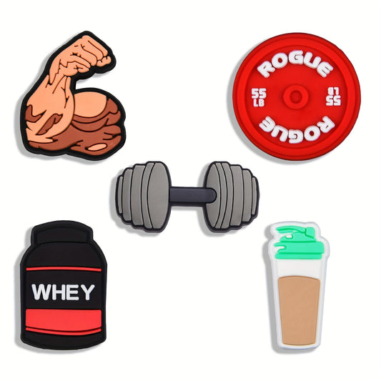 PVC Clog Shoe Charms – 5PCS