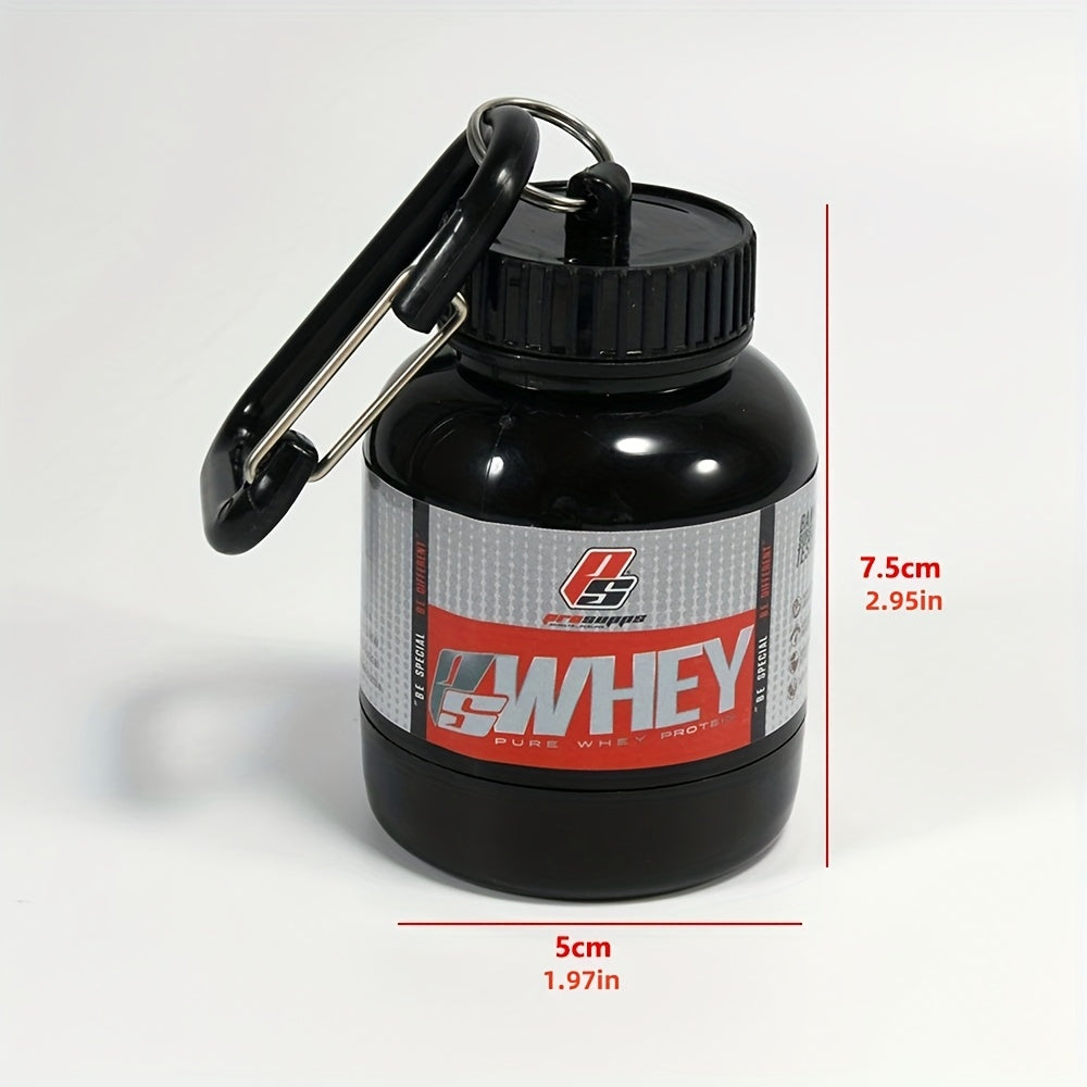 Portable Protein Powder Keychain Bottle (2pcs)