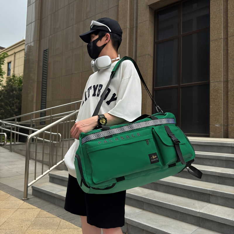 Sports Duffel Bag with Wet/Dry Compartment