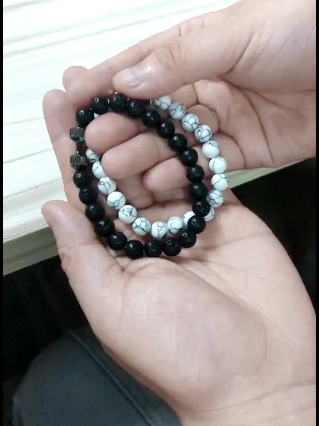 Dumbbell Beaded Bracelets