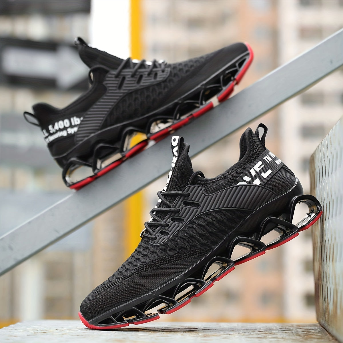 Casual Geometric Fabric Sneakers